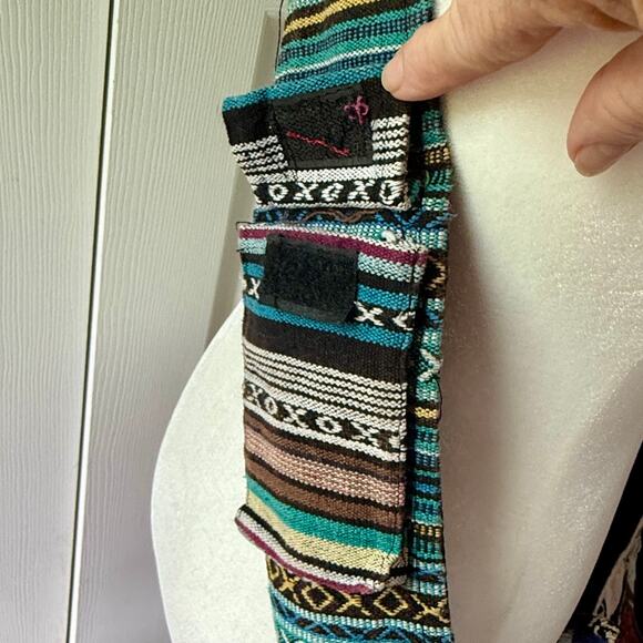 ThreadHeads Boho Razor Cut Patchwork Crossbody Shoulder Hang Bag Hippie Sling - Picture 3 of 8